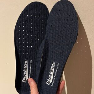 New Blundstone navy blue Insoles boots 7.5 women’s